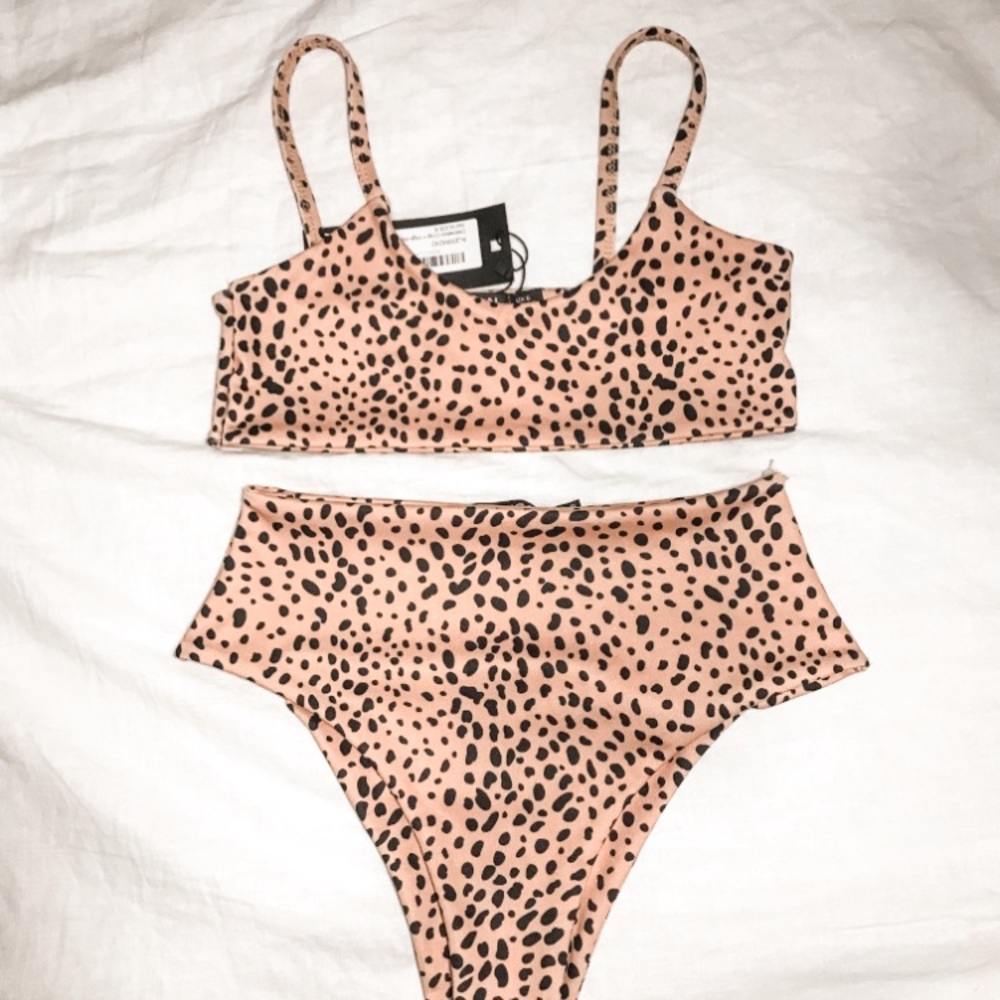 Nasty Gal Dalmatian Bikini Set